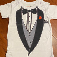 Load image into Gallery viewer, Fancy as a Tuxedo Shirt Onesie
